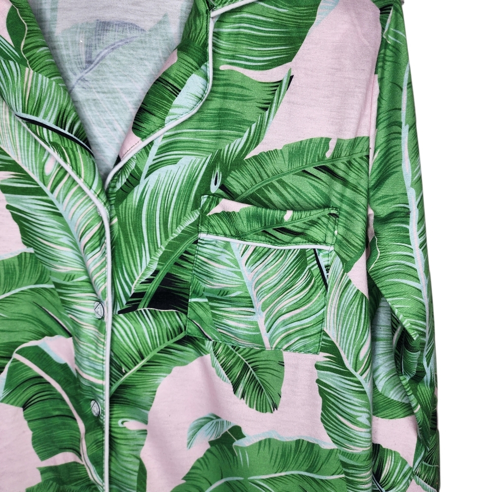 Ekouaer Banana Leaf "The Beverly Hills" Print Pajama Size Small - Picture 9 of 15
